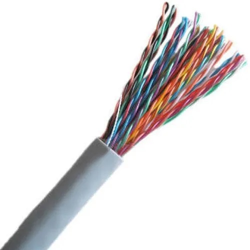 PVC 2 Pair Telephone Cable, Cable Length : 100 M