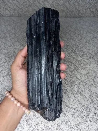 Black Tourmaline Rough Stone, For Healing