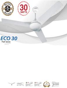 White Usha 30w 60w BLDC Ceiling Fan, For Air Cooling, Blade Size : 18 Inch, 24 Inch, 48 Inch