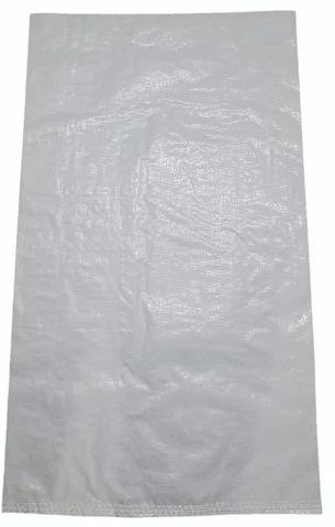 White PP Woven Sack Bag, For Mailing, Shopping, Agriculture, Bag Capacity : 25-50 Kg