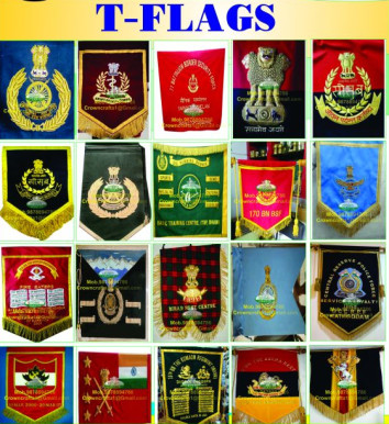 Cotton Army Base T- Flag, For Military Use, Technics : Machine Made, Hand Made, Machine Made