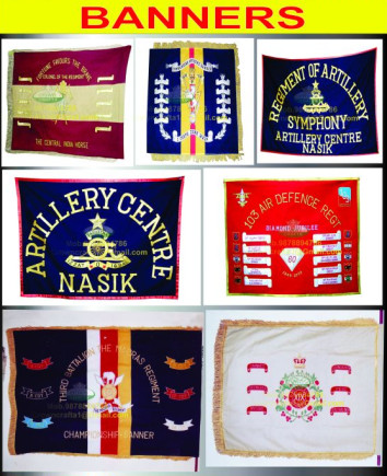 Embroidery Multicoloured Badges And Banner, For Uniform Use, Decoration