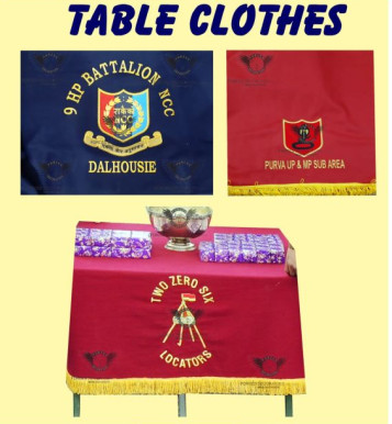 Embroidery Table Cloth, Technics : Hand Made, Machine Made