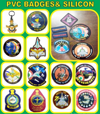 Polished Cloth Garment Bullion Badge, For Uniforms, Technics : Handmade Machine Made