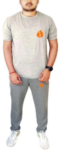 Inflame Plain Polyester Mens T-shirt, Size : XL