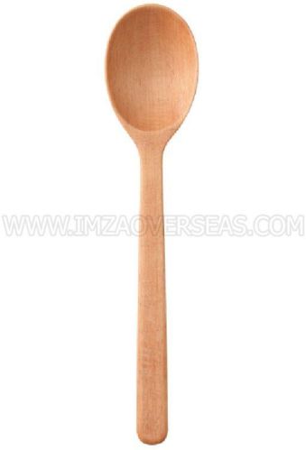 Natural Imza Overseas Plain Polished Wooden Spoons, For Home, Event, Party, Restaurant