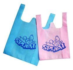 Printed W Cut Non Woven Bag, Color : Multicolor