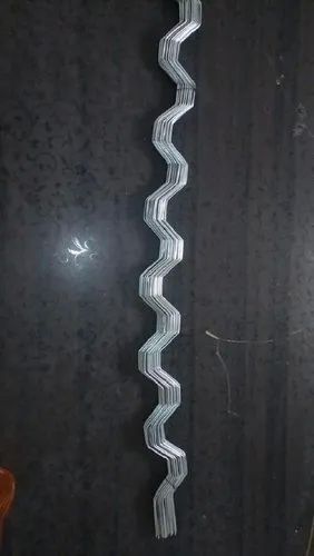 Metallic Polished MS Zig Zag Spring, For Commercial, Size : Customised