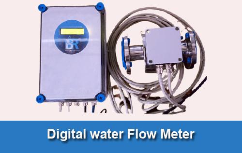 BR Digital Water Flow Meter, For Residential