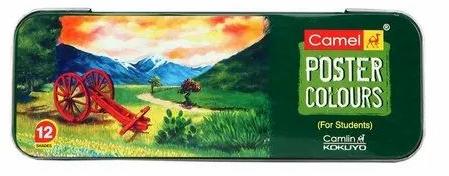 Camlin Multicolour Camel Poster Colour, Packaging Type : Box
