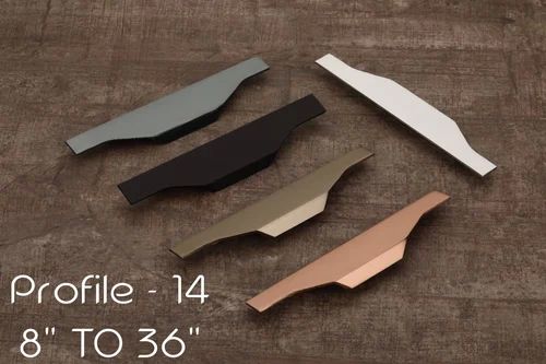 11 Plus Aluminium Glass Handles Profile, For Building Use, Size : 8