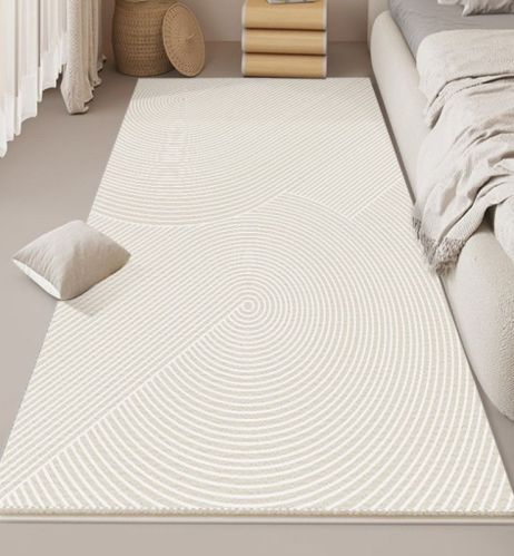 Plain Polished Wool 300gm Modern Rugs, For Home, Office, Hotel, Floor