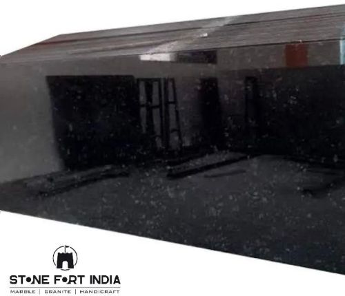 Liner Polish Kotda Black Granite Slab, For Countertop, Flooring