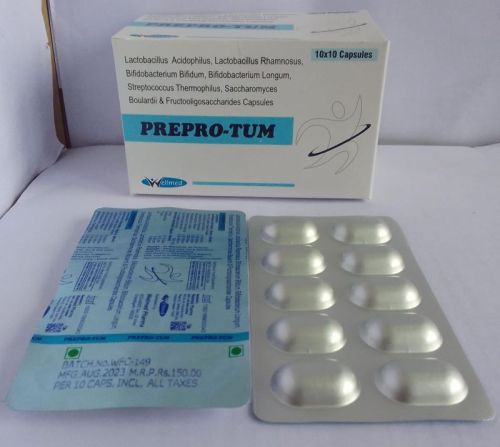 Capsules PREPRO TUM (Lactobacilus Acidophilus, Lactobacillus Rhamnosus), Packaging Type : Box