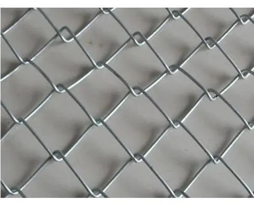  Iron Iron Chain Link Mesh Fencing, Color : Silver