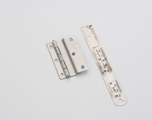 Polished Stainless Steel H 04 Door Hinge, Color : Grey