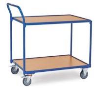 Two Shelves Mild Steel Trolley, For Industrial, Feature : Corrosion Proof, Excellent Quality, High Strength