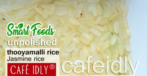 Hard Natural Semi Polished Thooyamalli Rice, For Cooking, Food, Human Consumption, Certification : FSSAI Certified