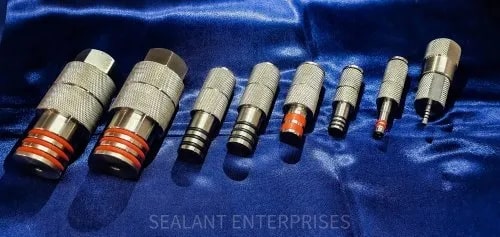 Plain Bore Quick Seal Coupler, For Industrial, Color : Grey