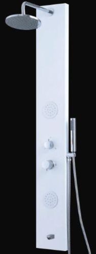 White Rectangle Ras 116 Jm Acrylic Shower Panel, Size : 1500 X 200 Mm