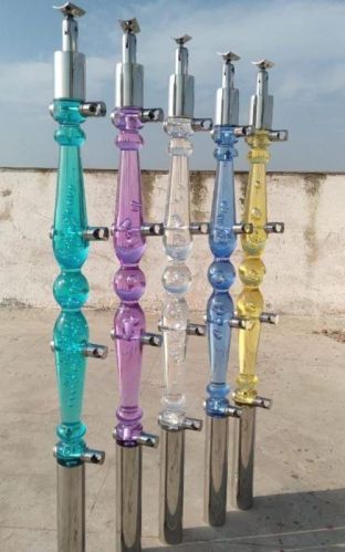 Polished Staircase Railing, Color : Silver