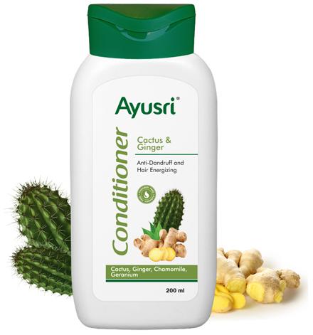 Ayusri Cactus & Ginger Hair Conditioner, Packaging Size : 200 Ml