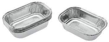 Silver 100 Ml Aluminum Foil Container, Pattern : Plain
