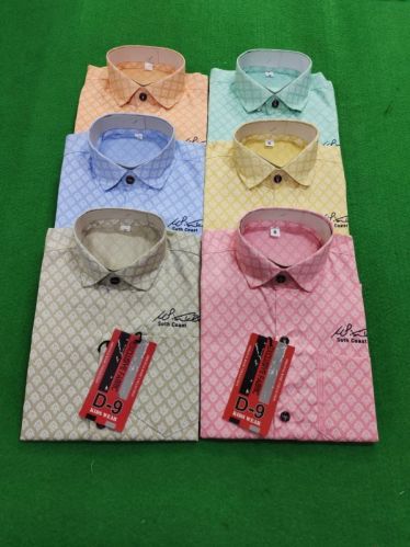 Regular Print Shirt For Kids, Age Group : 5 To 16