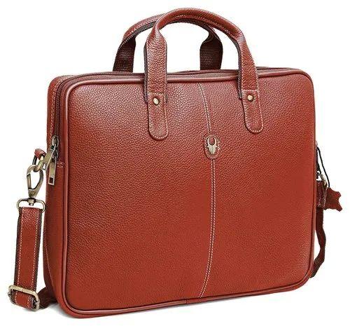 Plain Leather Laptop Bag, Size : Multisize