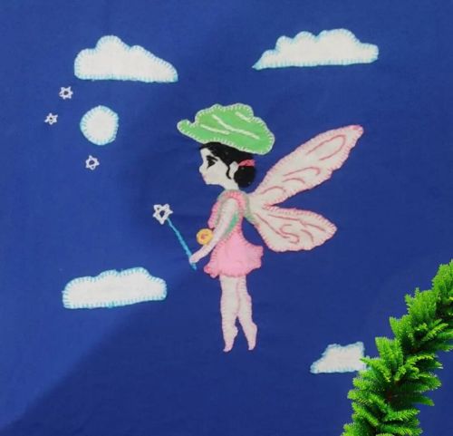 Blue Applique Studio Plain Square Cotton Cushion Covers, For Living Room, Size : 16×16