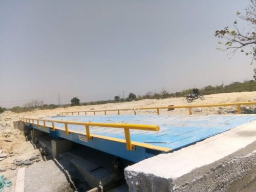 Mild Steel Automatic Electronic Weighbridge, Voltage : 220 V