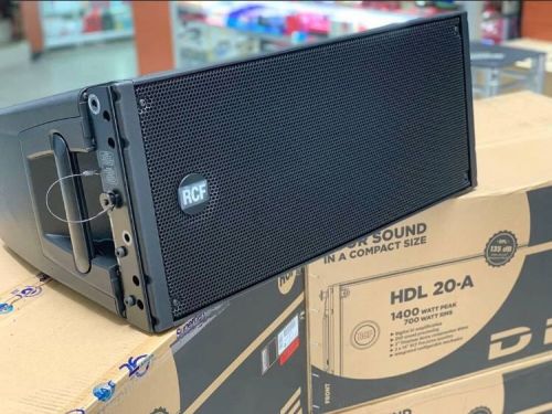 Black Rcf Hdl Dual Active Line Array Module