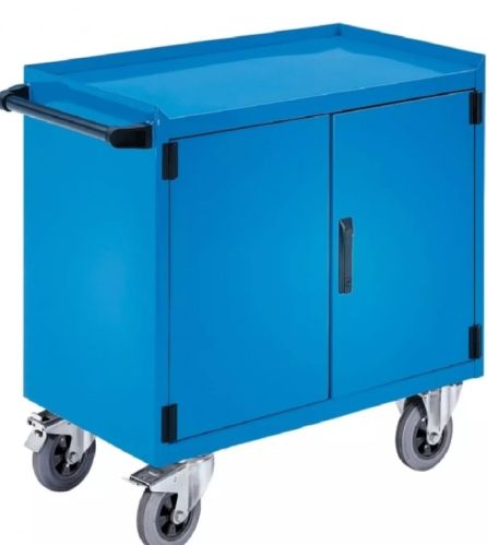 Powder Coated Galvanized Sheet Cabinet Trolley, For Industrial Use, Loading Capacity : 80kg