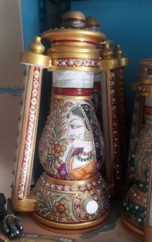 Printed Polished Marble Lantern, Size : Standard