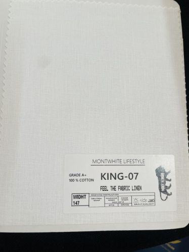 Plain Soft King-07 Cotton Fabric, Technics : Machine Made