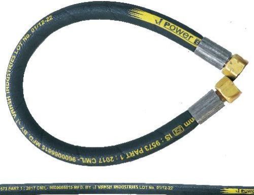 Black High Round 25 Bar LPG Handling Hose Pipe