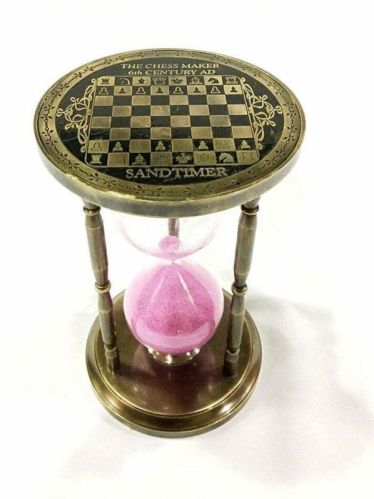 Chess Style Nautical Sand Timer, For Home Use, Office Use