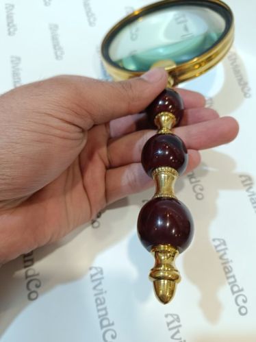 Polished Attractive Nautical Brass Magnifying Glass, Feature : Rust Proof, High Tensile, Fine Finishing