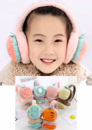 Woolen Kids Warm Earmuffs, Packaging Type : Multicolor
