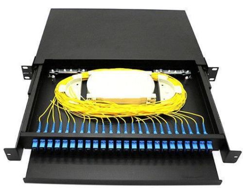 5-50 Ghz Single Mode Fiber Optic Patch Panel, Packaging Type : Black