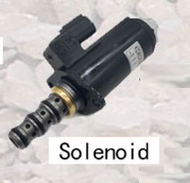 Black High Pressure Metal Fuel Excavator Solenoid Valve, For Industrial, Feature : Durable
