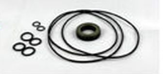 Round Hydraulic Rotary Joint Seal Kit, For Excavator, Industrial, Color : Black