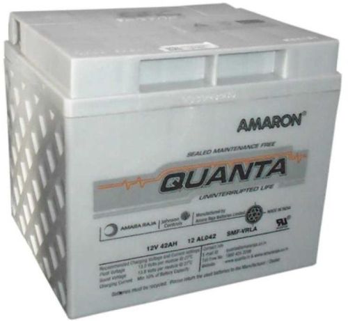 Grey Amaron Quanta 42ah SMF Battery, For Online Ups, Telecom, Voltage : 12v