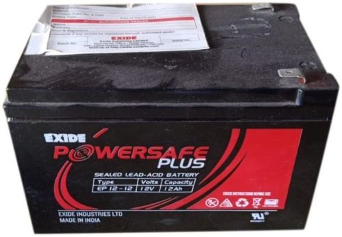 Red Exide Powersafe 12ah SMF Battery, For Online Ups, Telecom