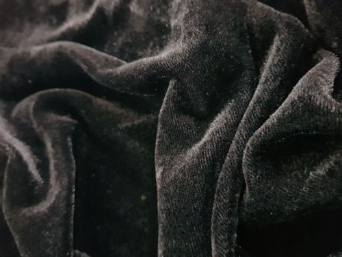Black Viscose Velvet Fabric, For Boutique, Garments, Style : Fashion