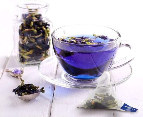 Fresh Natural Blue Pea Green Tea, For Home, Office, Restaurant, Hotel, Packaging Type : Pouches