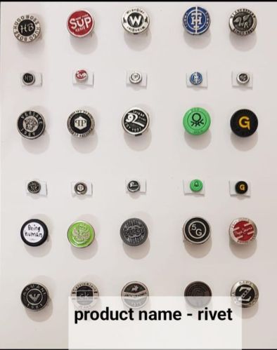 Die Casting Round Jeans Button Rivet, For Garments, Feature : Fine Finishing, Hard Structure, Heat Resisrtance