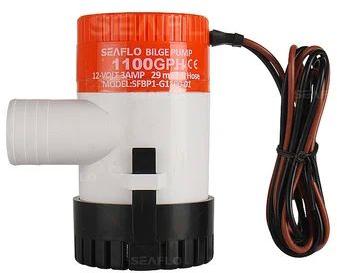 Seaflo Bilge Pump 12v / 24v 1100 Gph Submersible For Boat Rv Marine Yacht