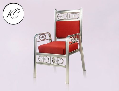 Polished Stainless Steel S.S Malaysia Chair, For Malls, Office, Home, Hotel Office, Size : Customised