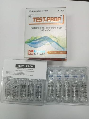 Evolve Biolabs  Test-prop 100mg Injection For Increase Strength